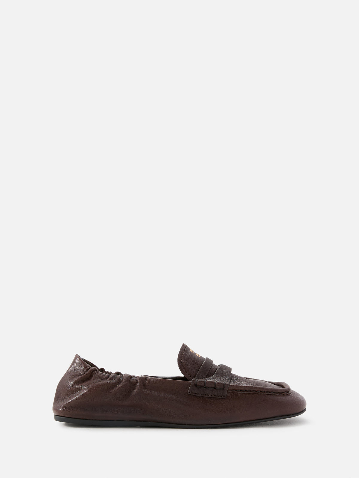 Scrunch Loafer,MIU MIU,BRIARWOOD,Image 4