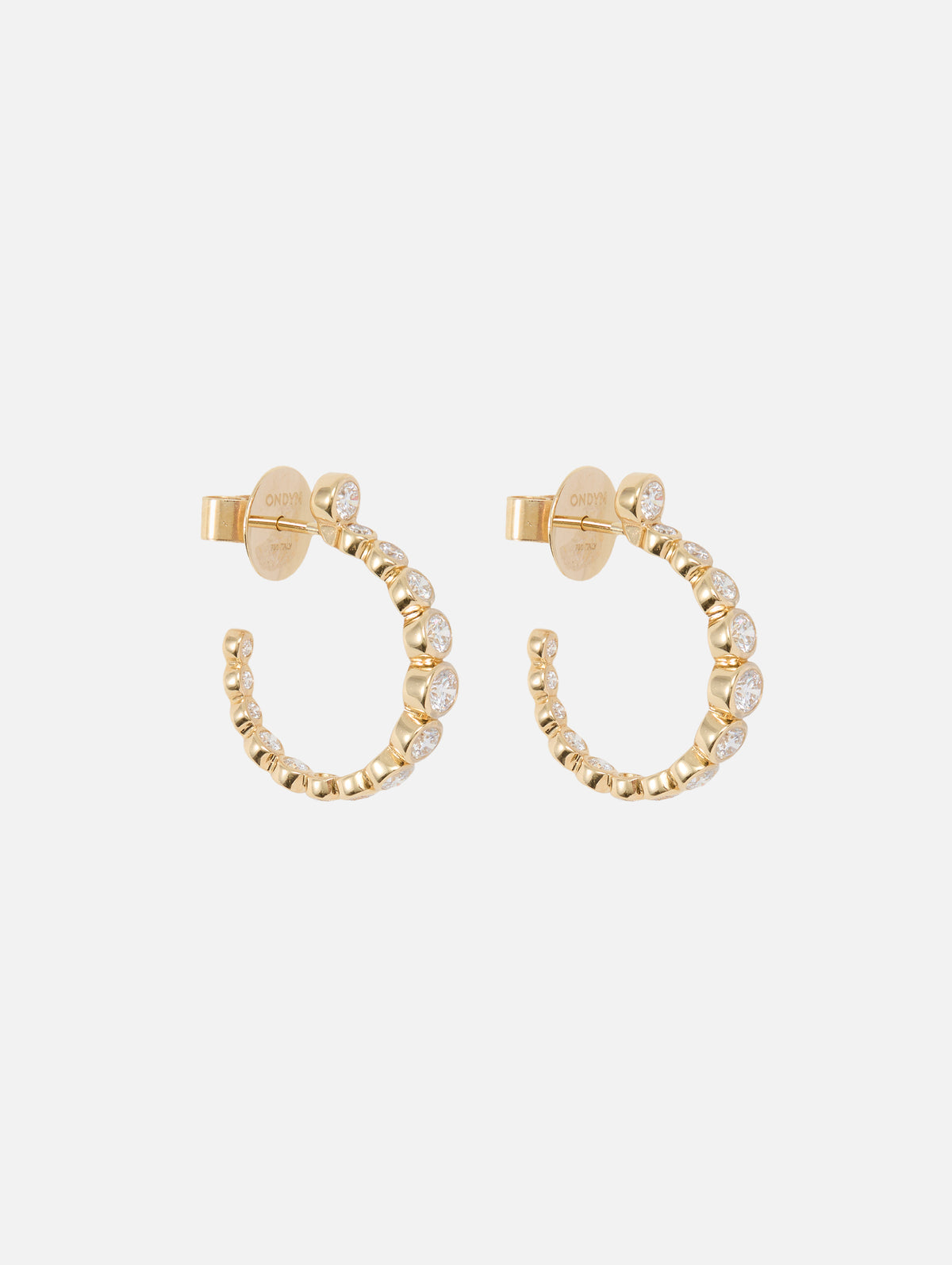 Lucerne Hoop,ONDYN,YELLOW GOLD,Image 2