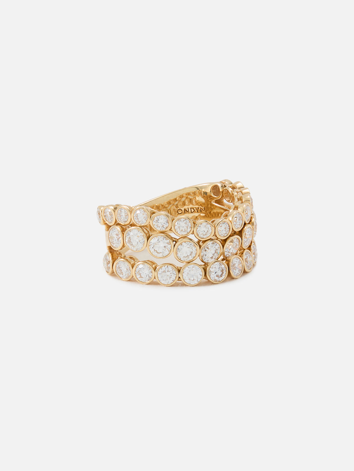 Avalon Diamond Ring,ONDYN,YELLOW GOLD,Image 2
