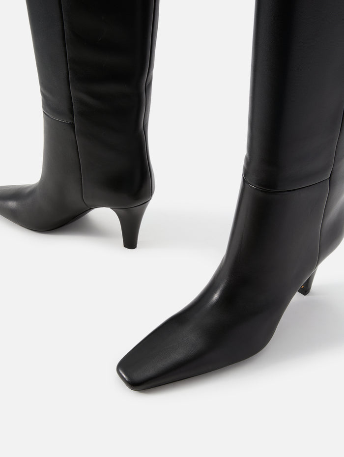 Jill Boot 75mm,SAINT LAURENT,NOIR,Image 1