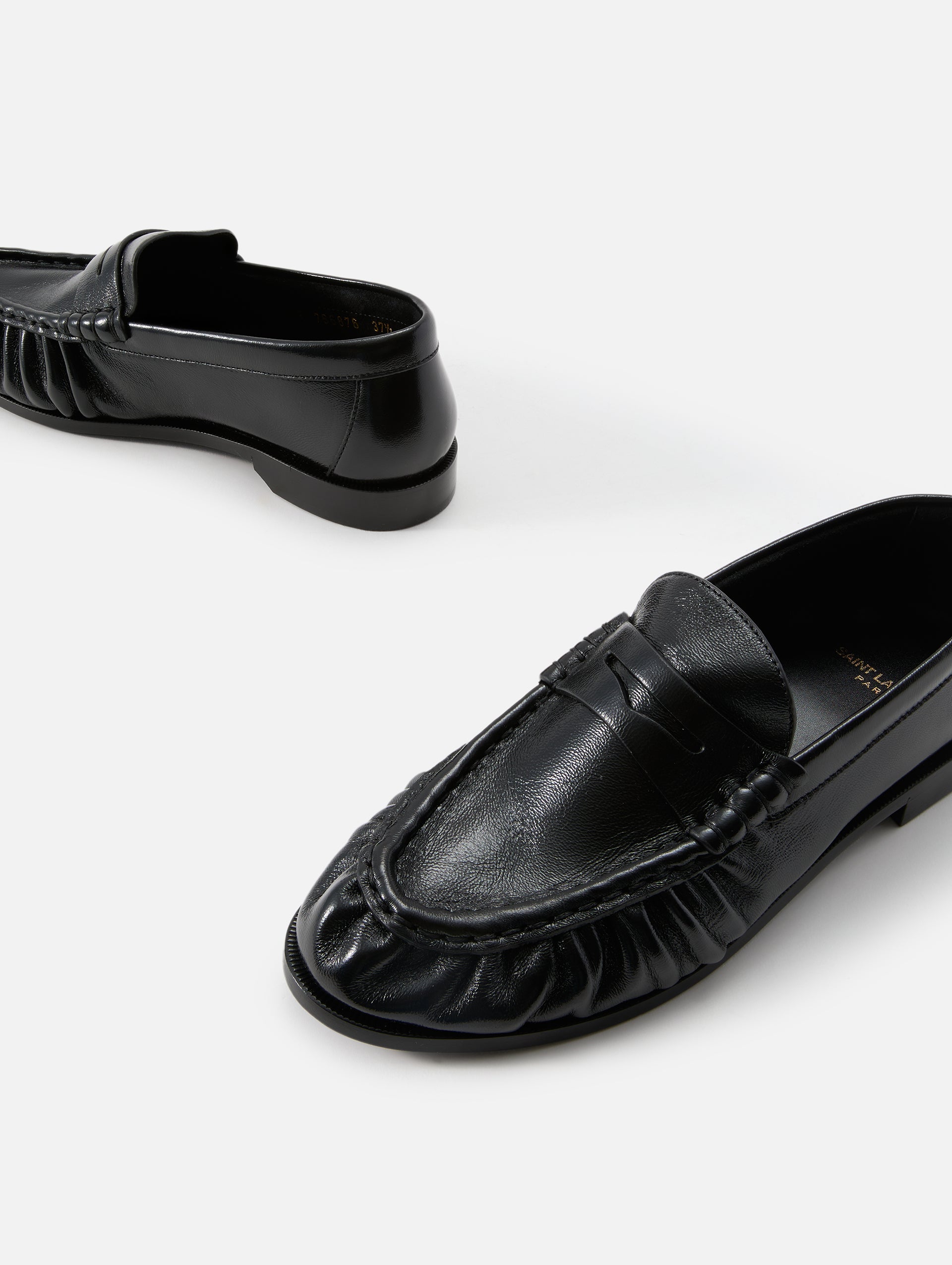 靴 SAINT LAURENT \"le loafer\" size42 1/2 SAINT LAURENT Le Loafer leather loafers | NET-A-PORTER