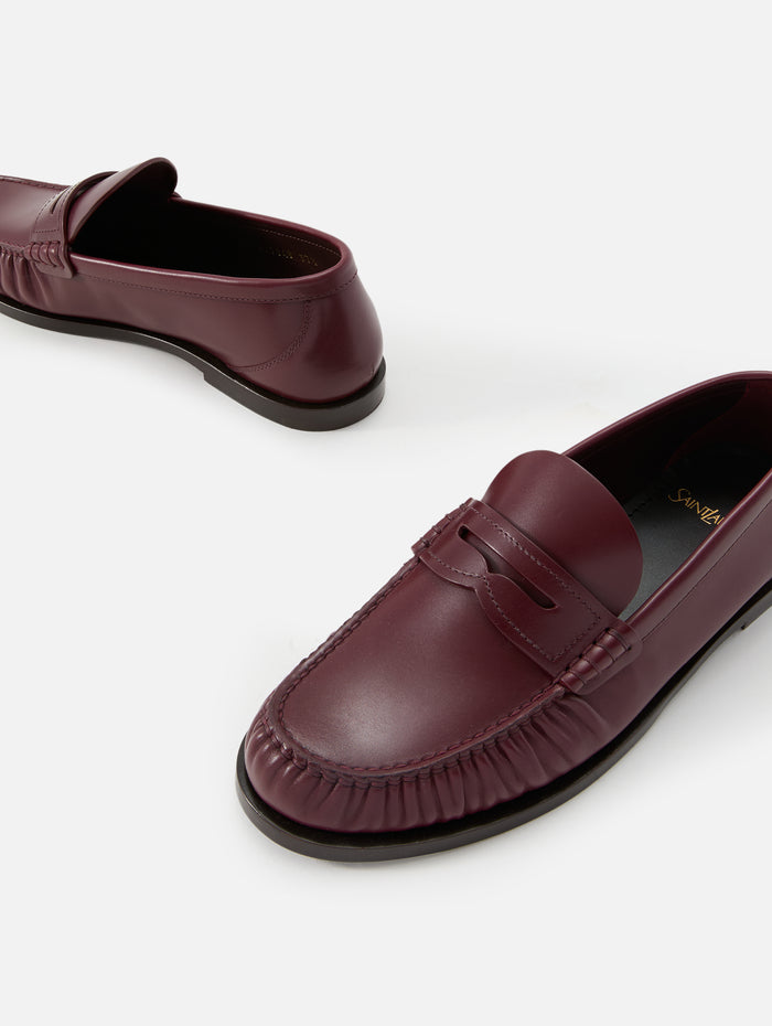 Laurent Mocassin 5mm,SAINT LAURENT,DARK RUBY,Image 1