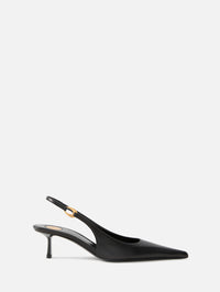 Vendome Slingback Pump 50mm,SAINT LAURENT,NOIR,Image 1