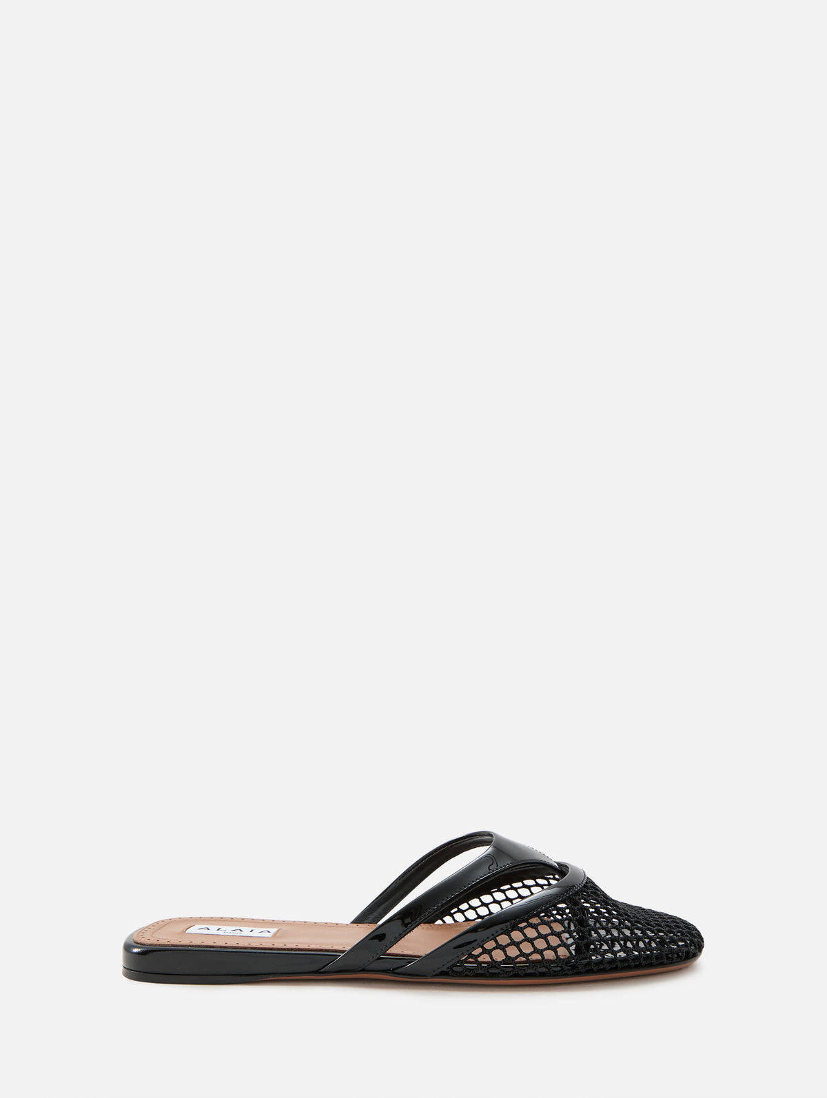 Infradito Fishnet Mule,ALAIA,BLACK,Image 1
