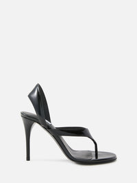 Infradito Tong Sandal 90mm,ALAIA,BLACK,Image 1