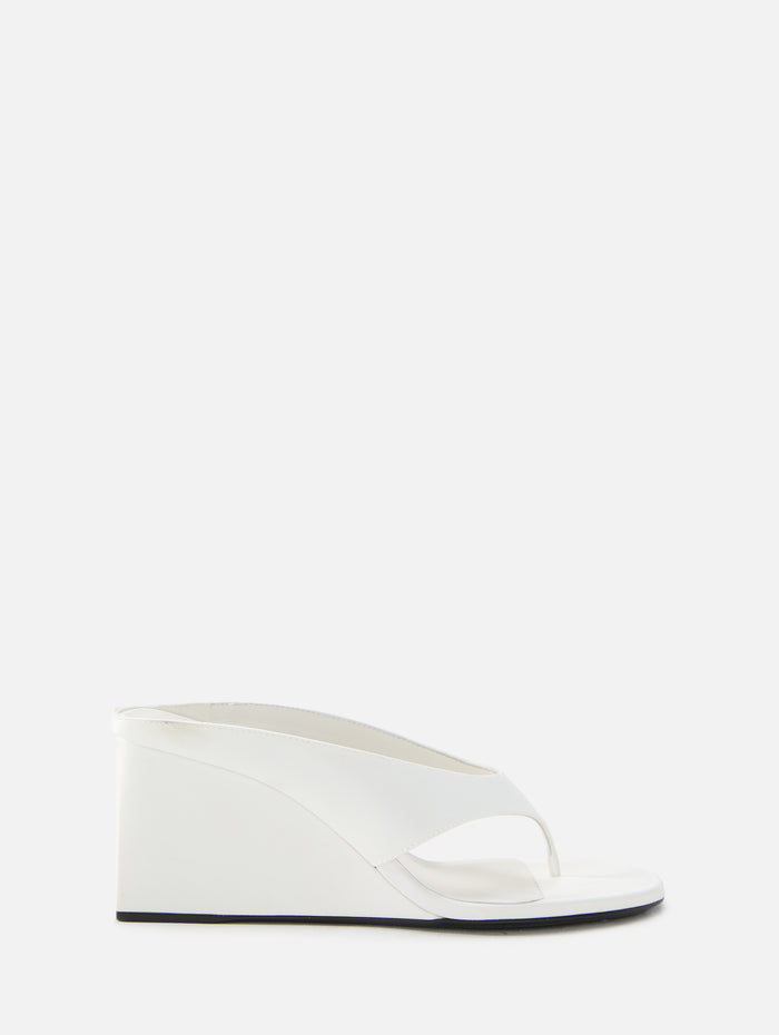 Cube Thong Wedge,ALAIA,OPTIC WHITE,Image 1
