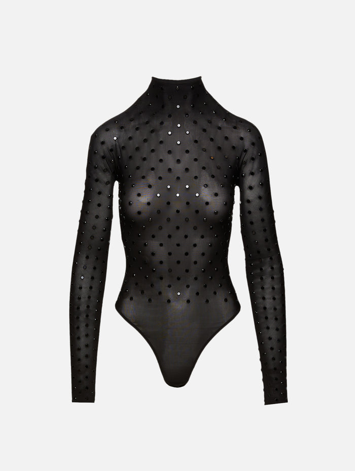Second Skin Bodysuit,ALAIA,NOIR ALAIA,Image 1
