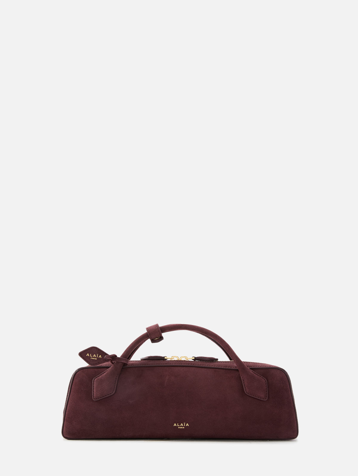 Teckel Clutch,ALAIA,ROUGE GRENAT,Image 1