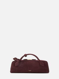 Teckel Clutch,ALAIA,ROUGE GRENAT,Image 1