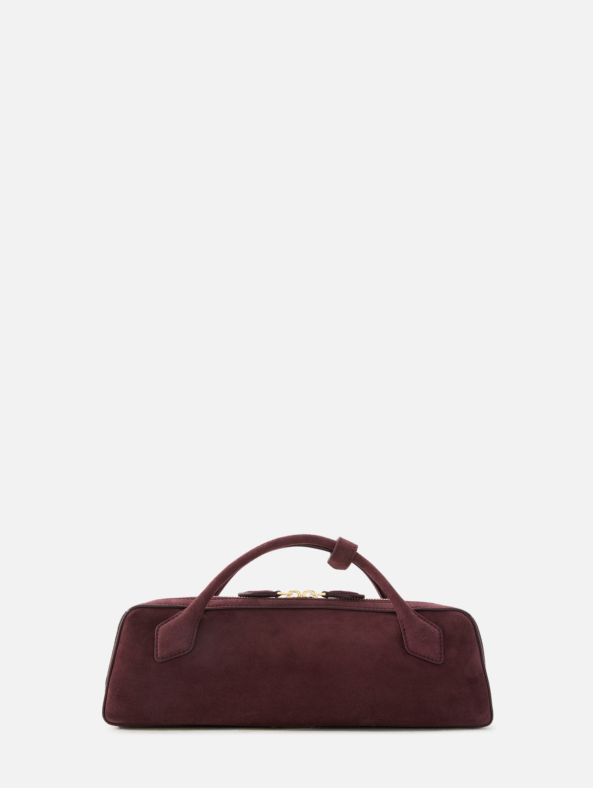 Teckel Clutch,ALAIA,ROUGE GRENAT,Image 3