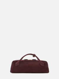 Teckel Clutch,ALAIA,ROUGE GRENAT,Image 3