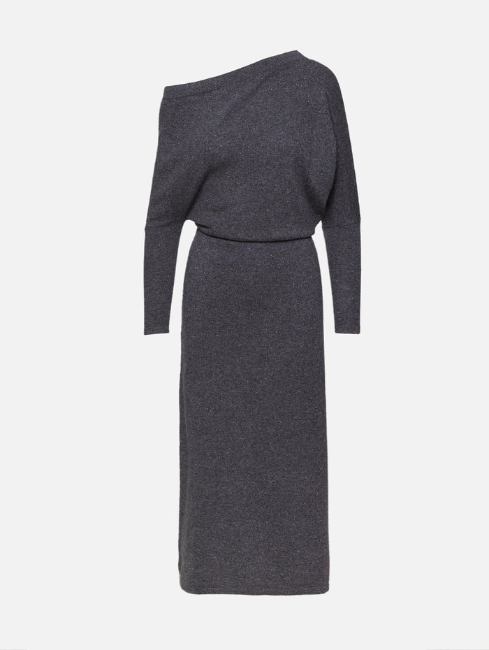 Kasos Dress,ALTUZARRA,JET MELANGE,Image 1