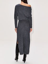 Kasos Dress,ALTUZARRA,JET MELANGE,Image 4