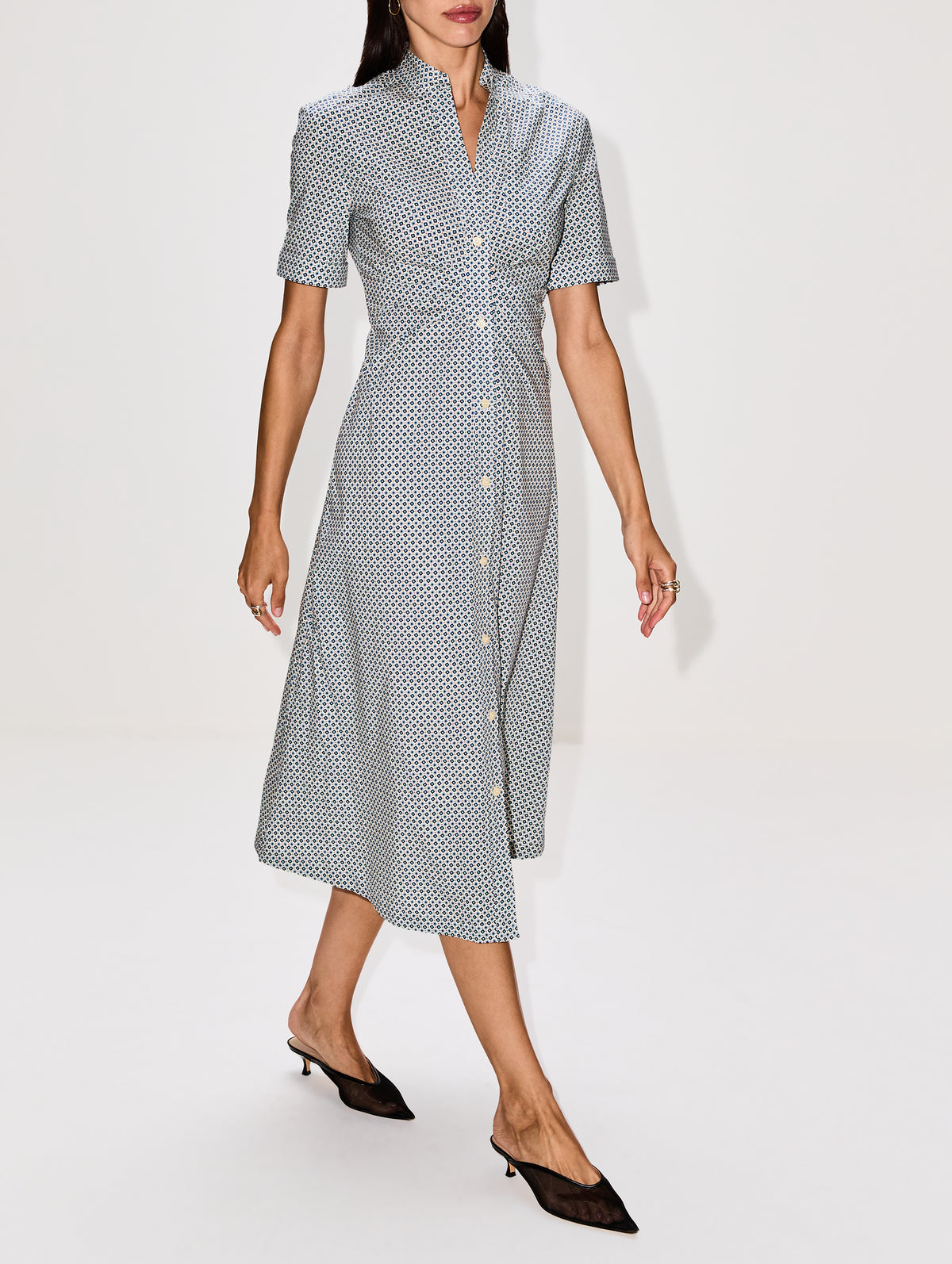 Noor Dress,CALLAS MILANO,BLUE PRINT,Image 3