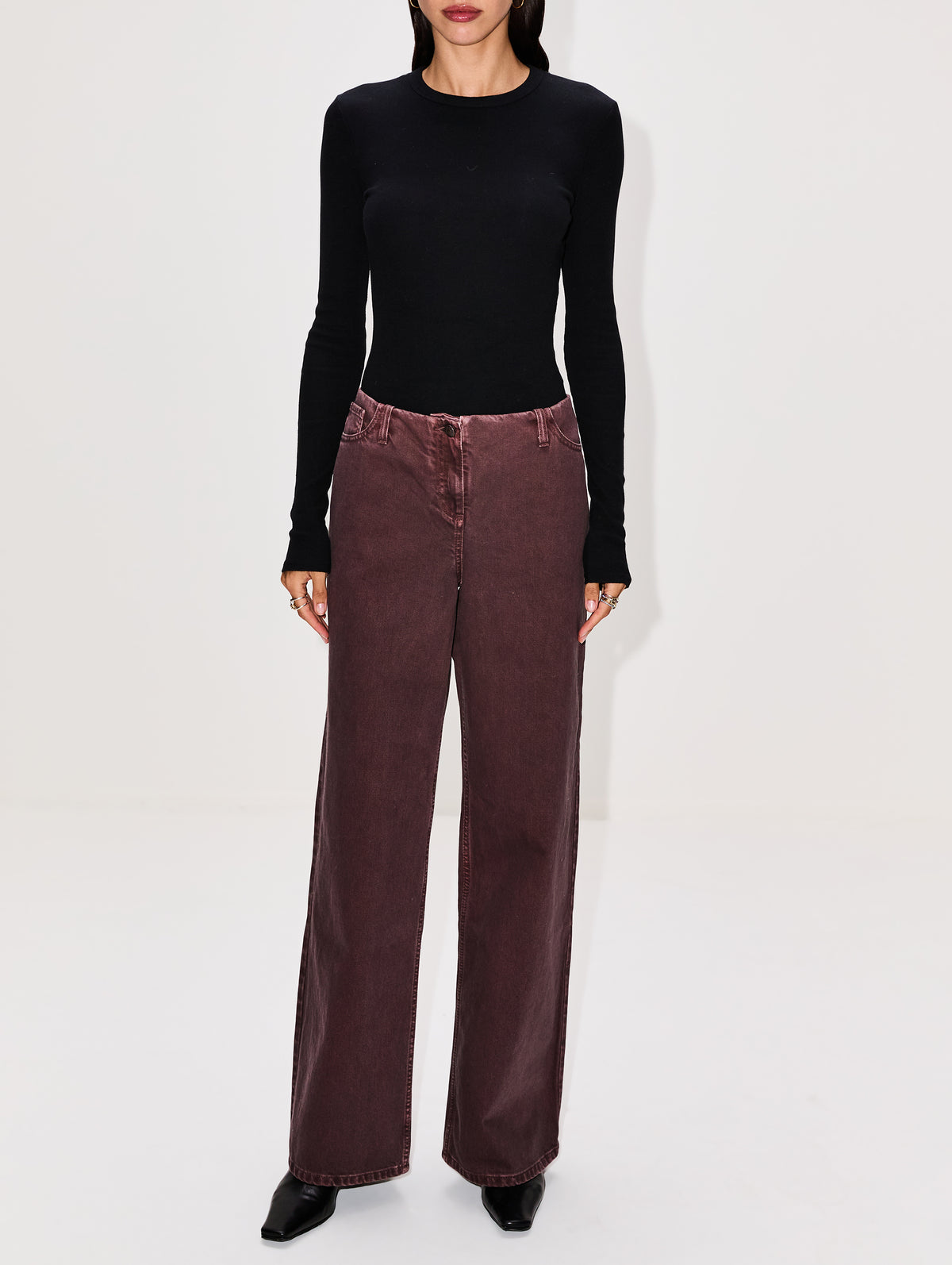 Brown Jean,MAGDA BUTRYM,BROWN,Image 2