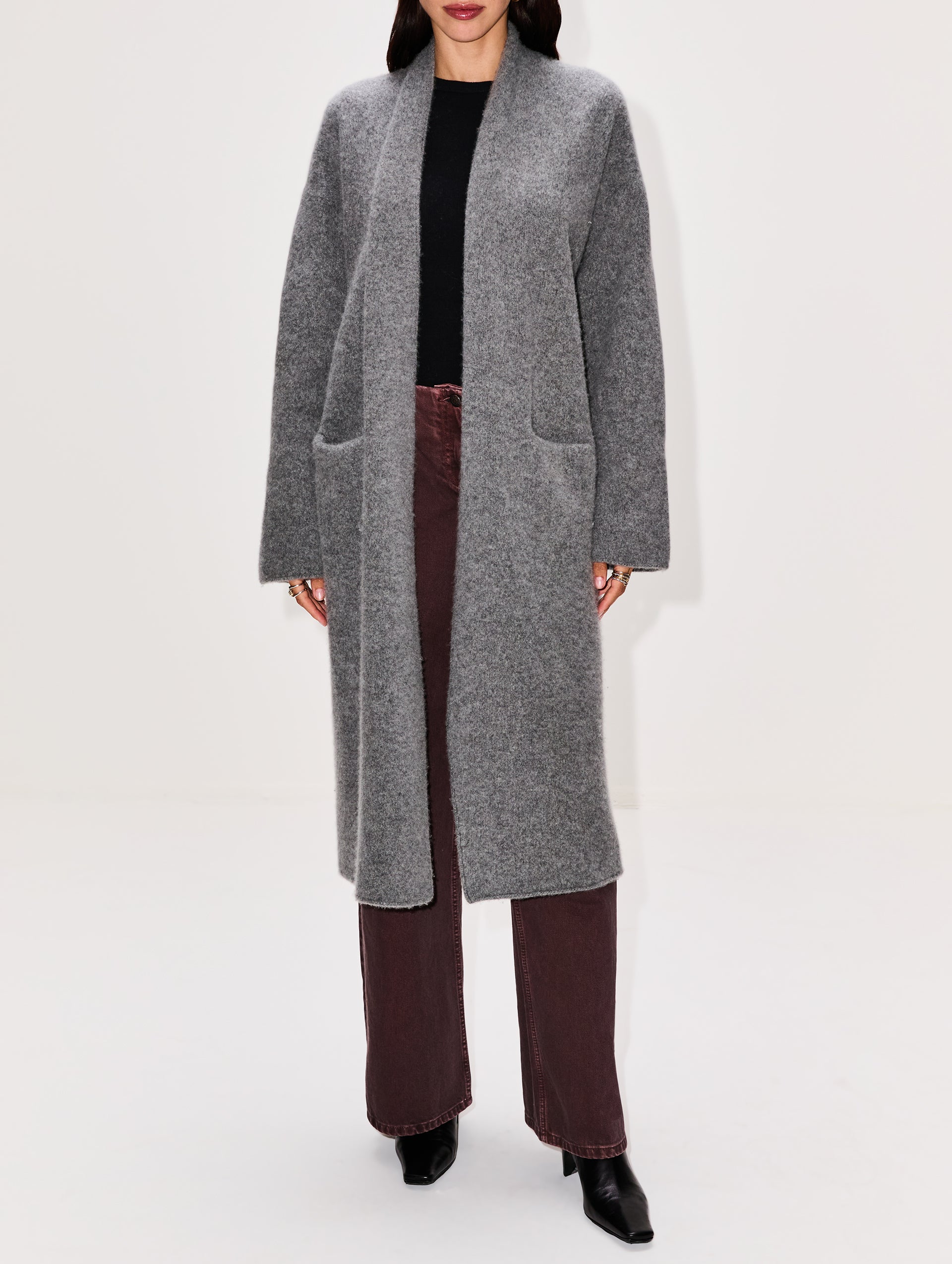 Slim Cocoon Coat | LAINEY KEOGH | elysewalker