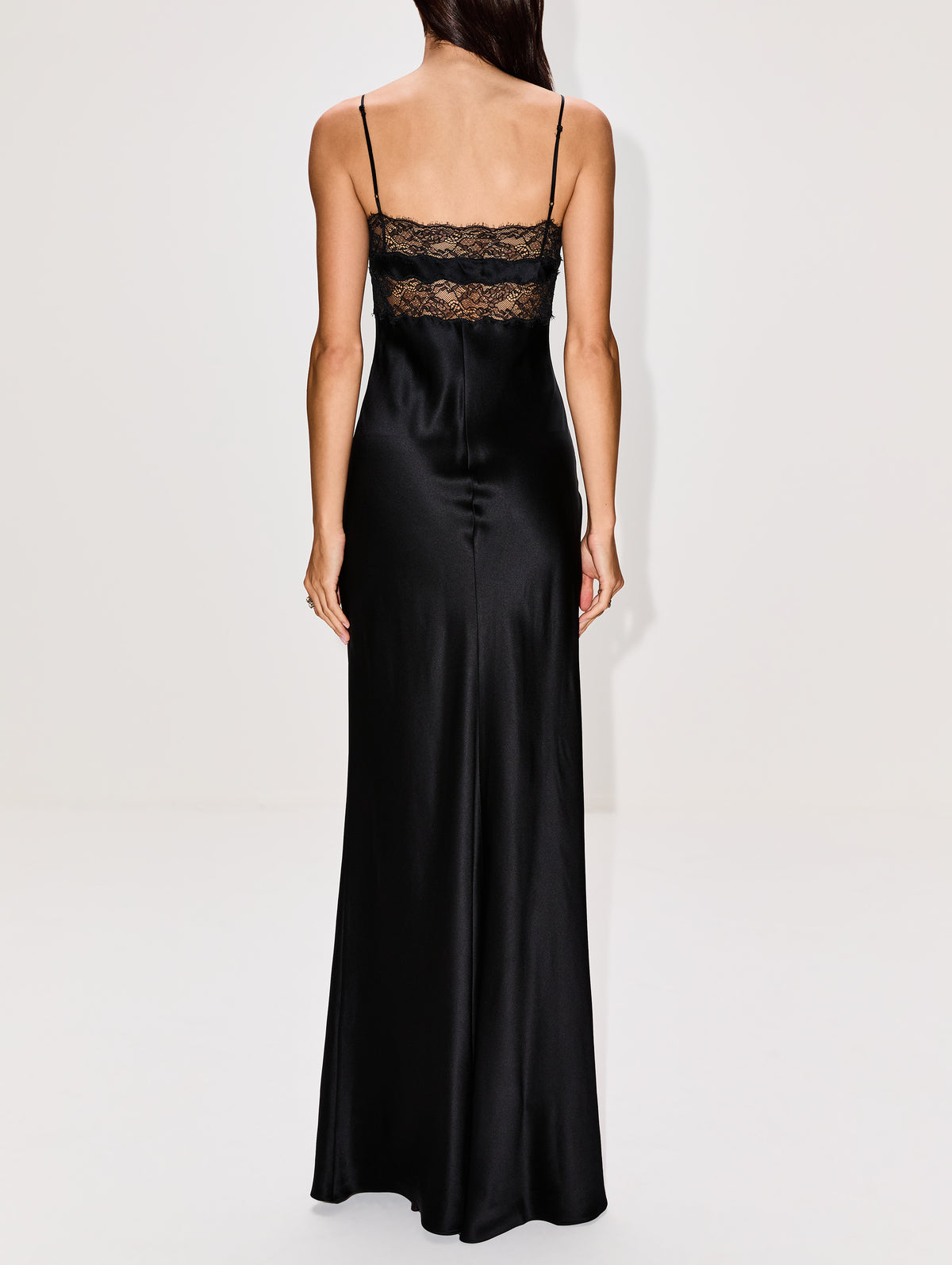 Adelie Gown,NILI LOTAN,BLACK,Image 4