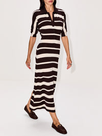 Solana Dress,PROENZA SCHOULER,BROWN MULTI,Image 3