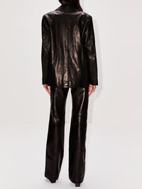 Brett Leather Jacket,NILI LOTAN,BLACK,Image 3