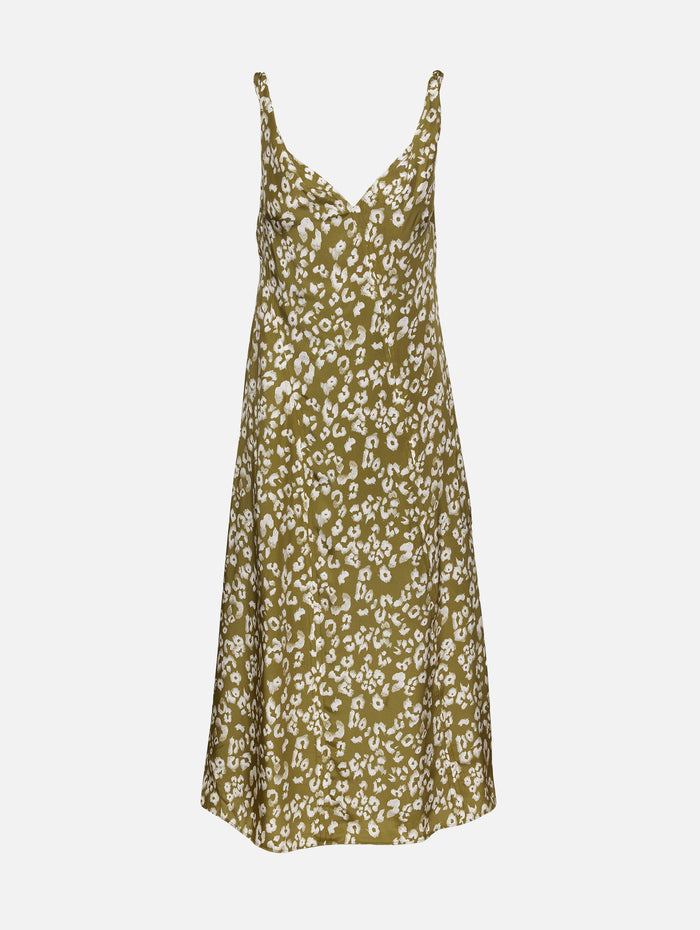 Joelle Dress,LA LIGNE,ARTICHOKE CREAM,Image 1