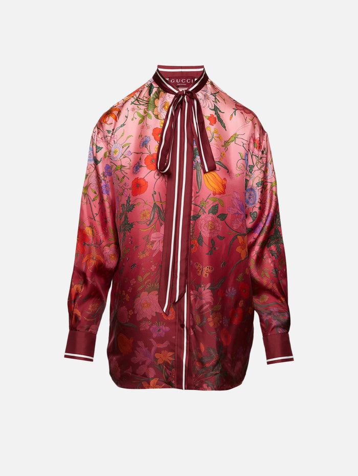 Flora Degrade Blouse,GUCCI,MULTICOLOR,Image 1