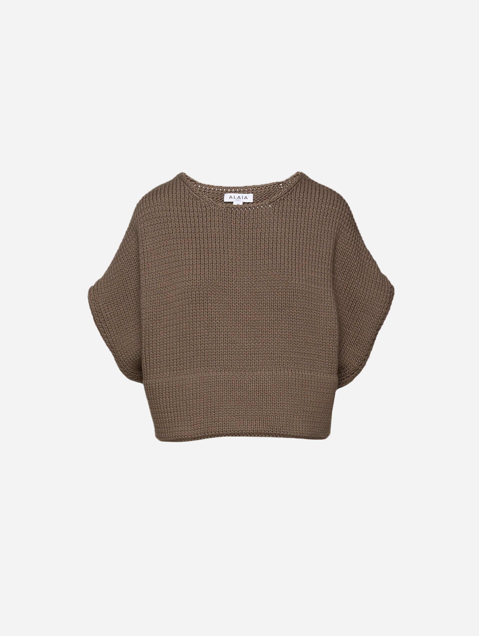 Short Sleeve Crop Top | ALAIA | elysewalker