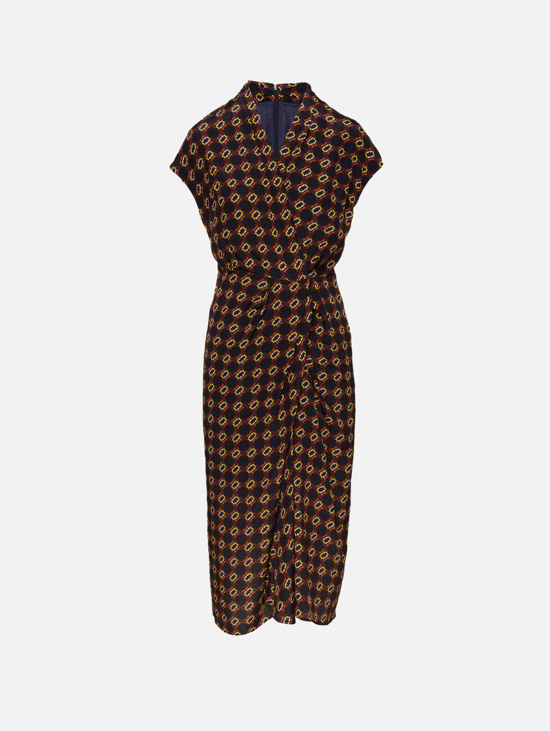 warehouse leopard print midi shirt dress Dries Van Noten