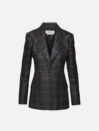 Leiva Blazer,GABRIELA HEARST,CHARCOAL MULTI,Image 1