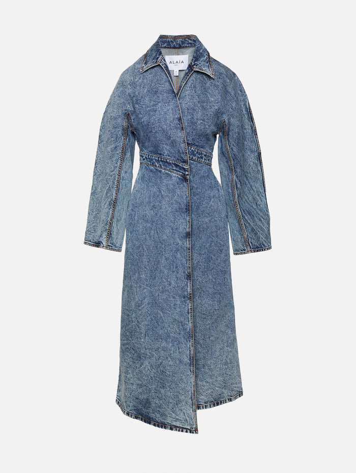 Spiral Trench,ALAIA,BLEU NEIGE,Image 1