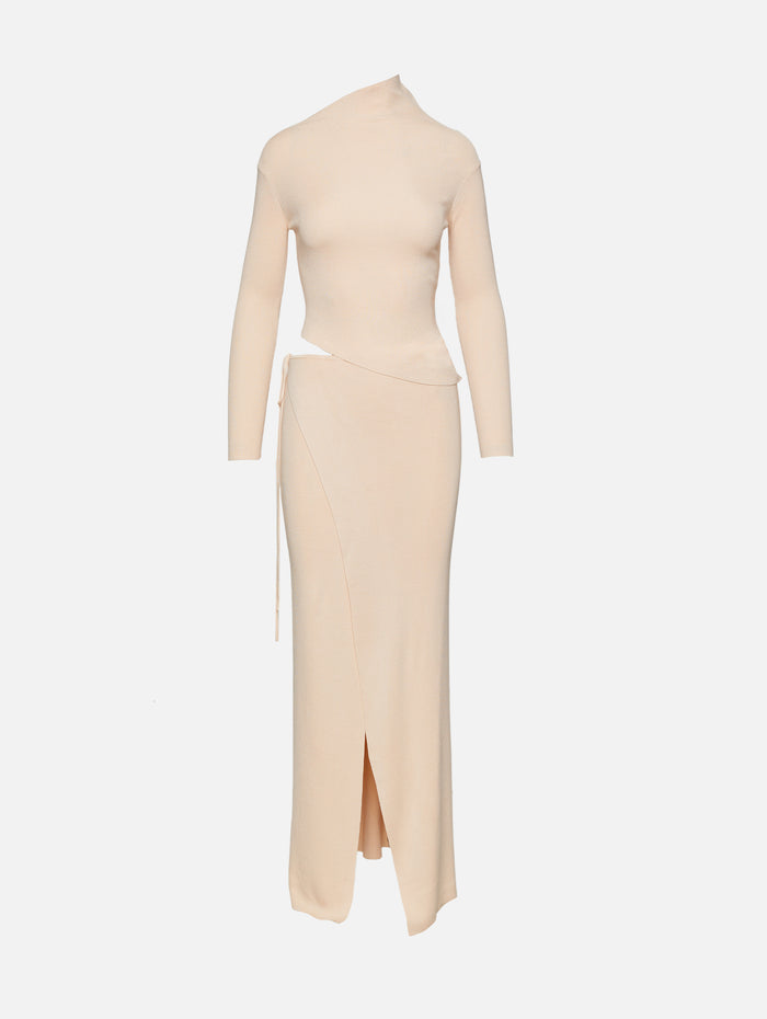Aura Dress,AYA MUSE,PEACH CREAM,Image 1