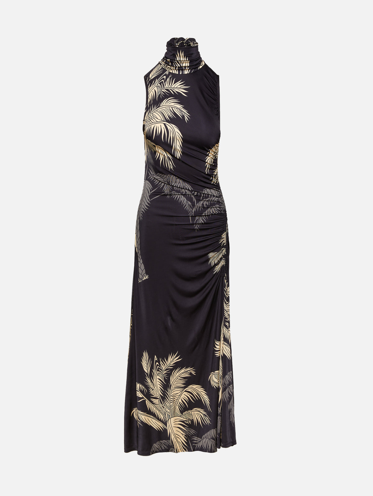 Moon Goddess Ankle Dress,JOHANNA ORTIZ,BLACK/ECRU,Image 1