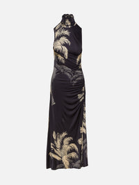 Moon Goddess Ankle Dress,JOHANNA ORTIZ,BLACK/ECRU,Image 1