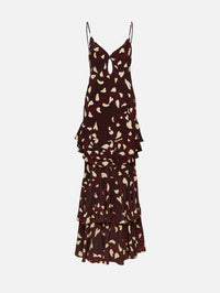 Reinterpretation Maxi Dress,JOHANNA ORTIZ,DARK CHOCOLATE,Image 1