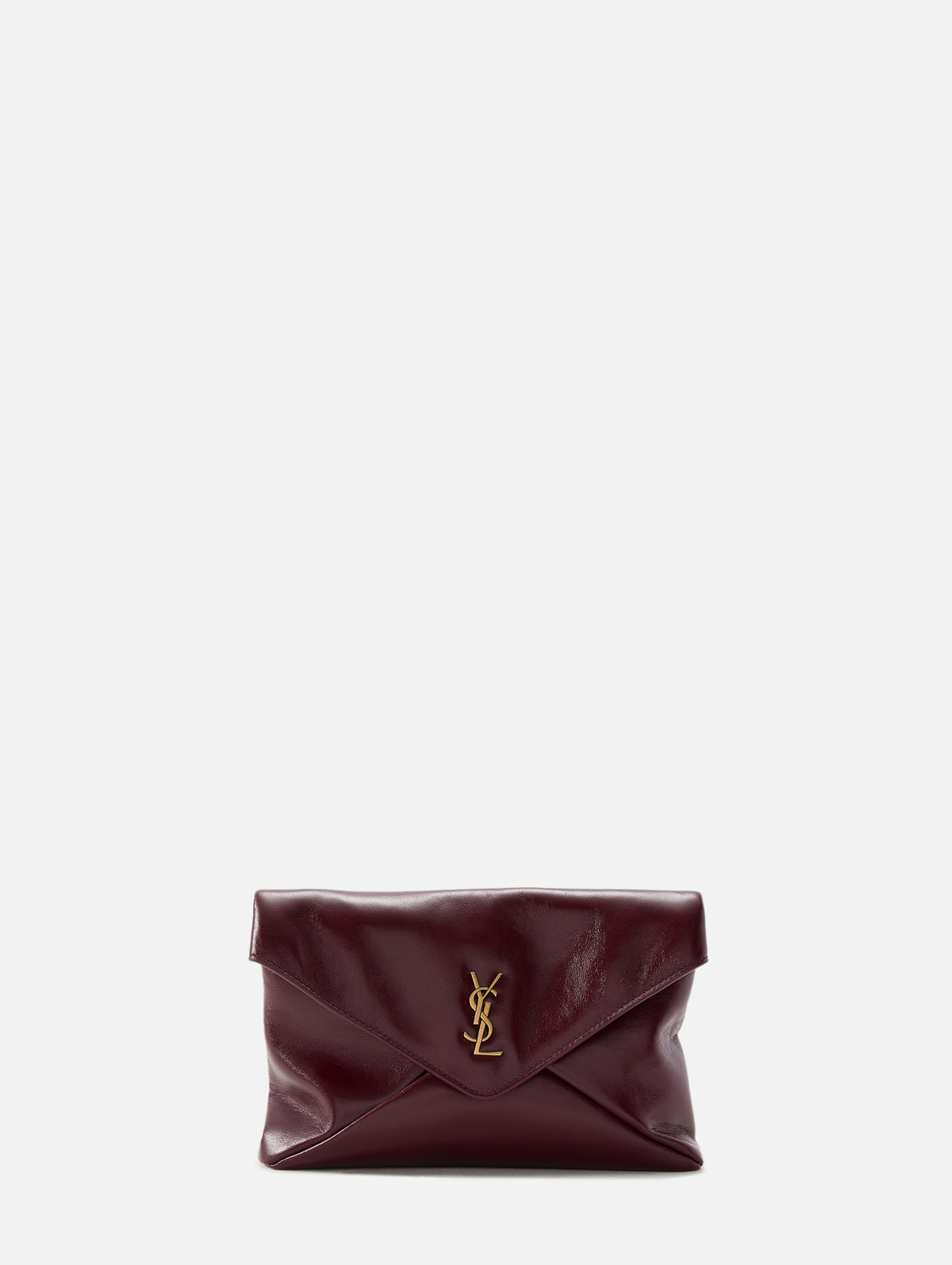 Small Pouch,SAINT LAURENT,DARK RUBY,Image 1