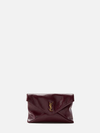 Small Pouch,SAINT LAURENT,DARK RUBY,Image 1