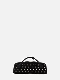 Teckel Clutch,ALAIA,BLACK,Image 2