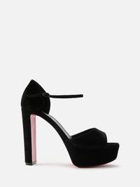 Sandaloo Platform 130mm,CHRISTIAN LOUBOUTIN,BLACK,Image 1