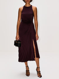 Reagan Dress,A.L.C.,DEEP PLUM,Image 2
