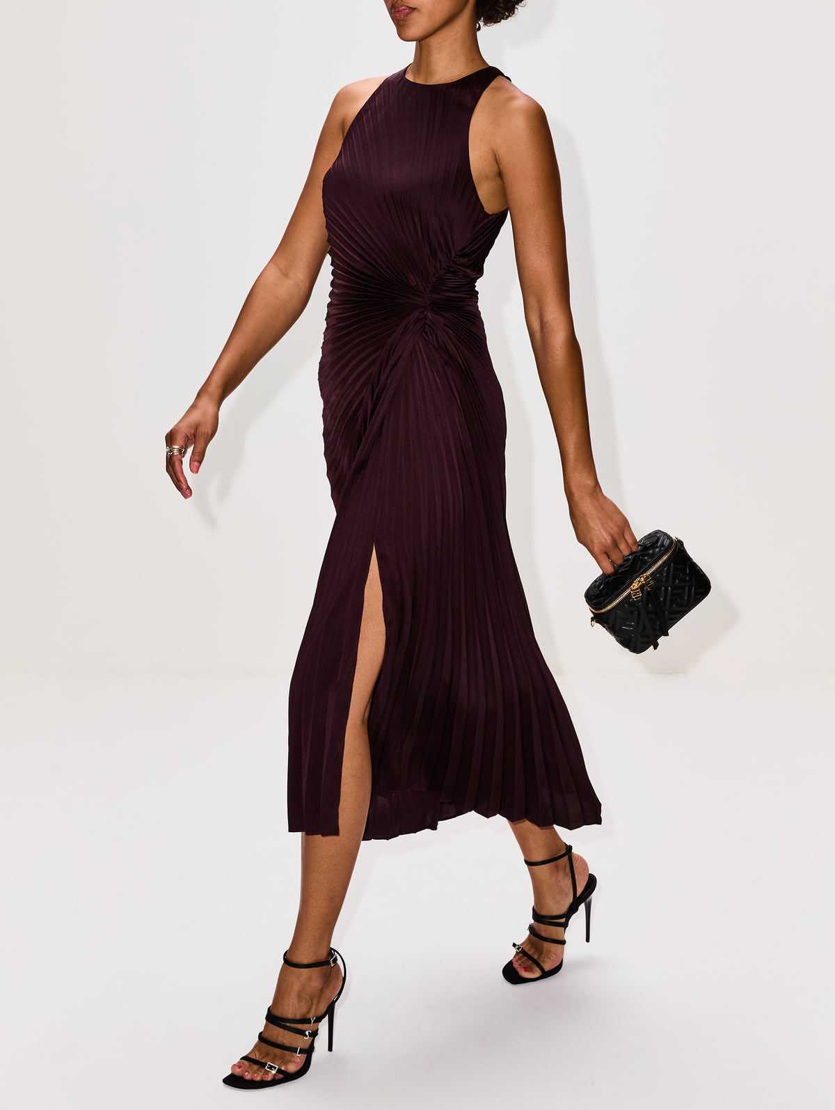 Reagan Dress,A.L.C.,DEEP PLUM,Image 3