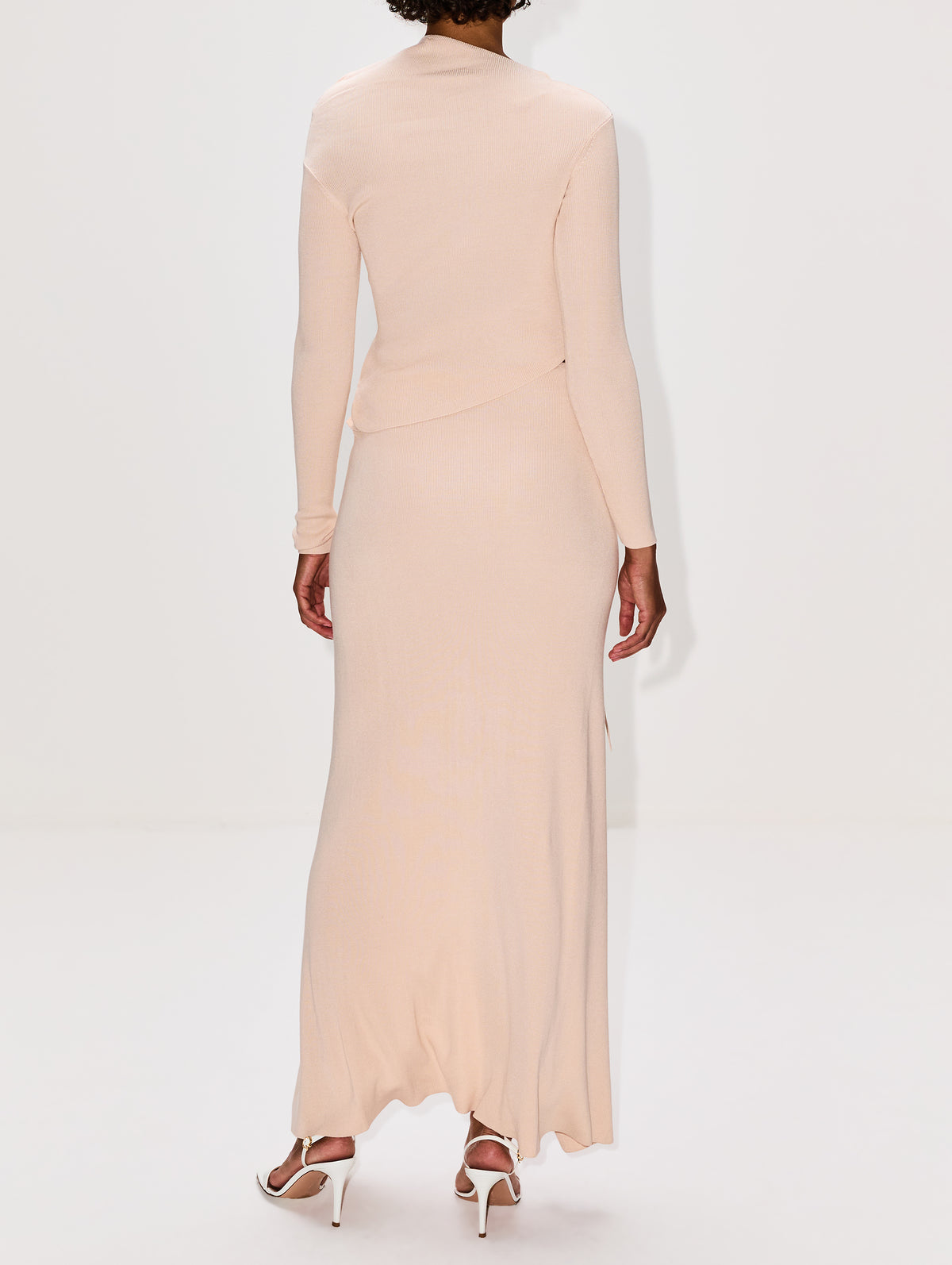 Aura Dress,AYA MUSE,PEACH CREAM,Image 4