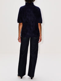 Madelene T-Shirt,LISA YANG,NAVY BRUSHED,Image 3