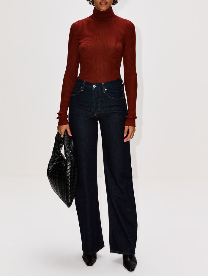 Peppe Turtleneck Sweater,GABRIELA HEARST,BURNT SIENNA,Image 1
