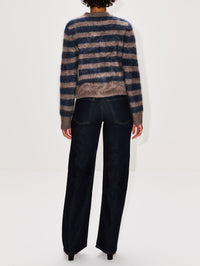 Azalea Cardigan,LISA YANG,TRUFFLE/NIGHT FALL BRUSHED,Image 3