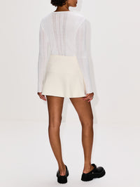 Boucle Skirt,GUCCI,OFF WHITE,Image 4