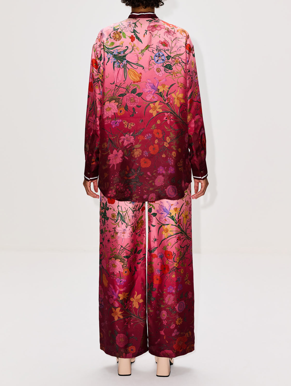 Flora Degrade Blouse,GUCCI,MULTICOLOR,Image 3