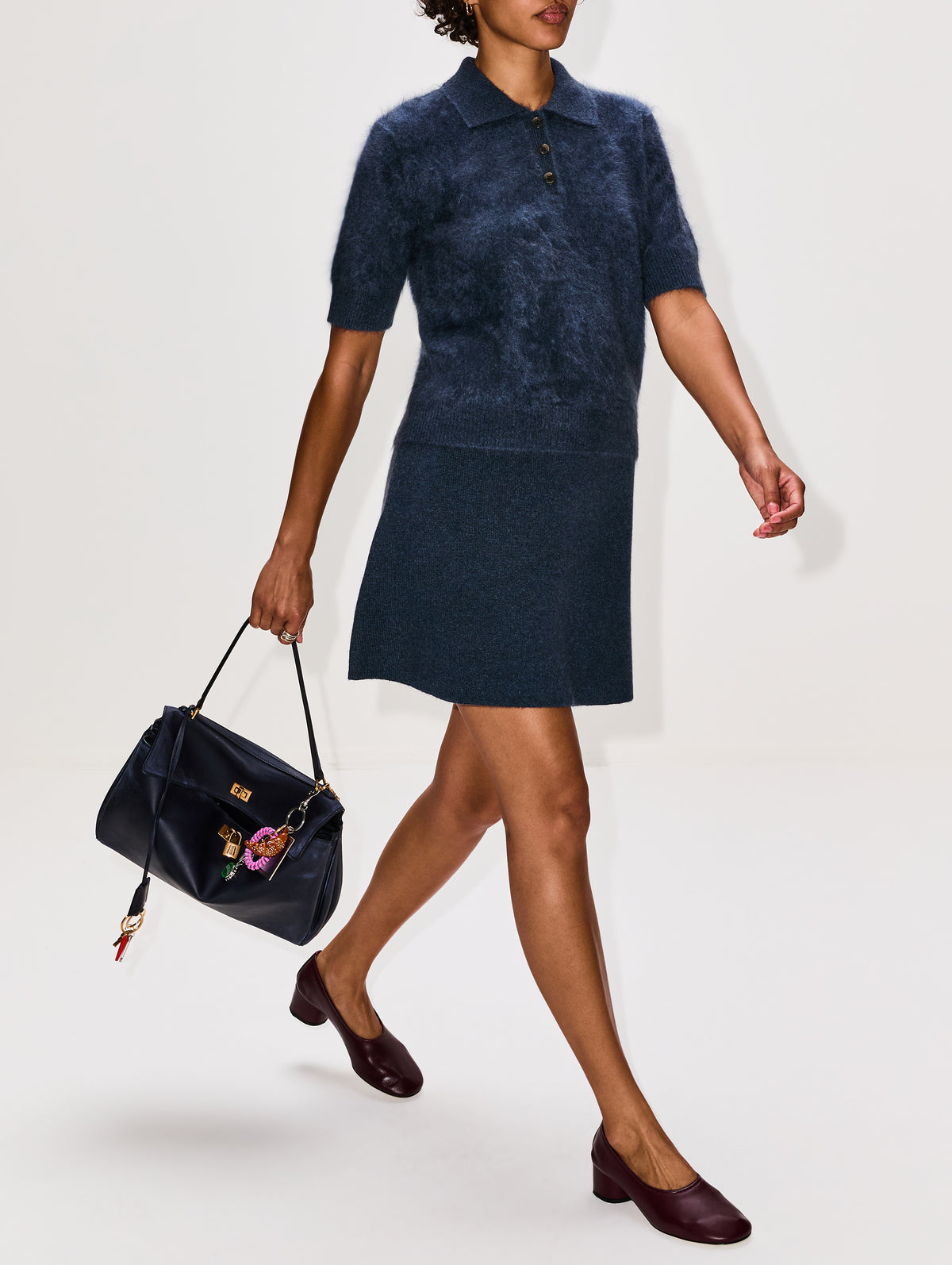 Clare Skirt,LISA YANG,NIGHT FALL BRUSH,Image 3