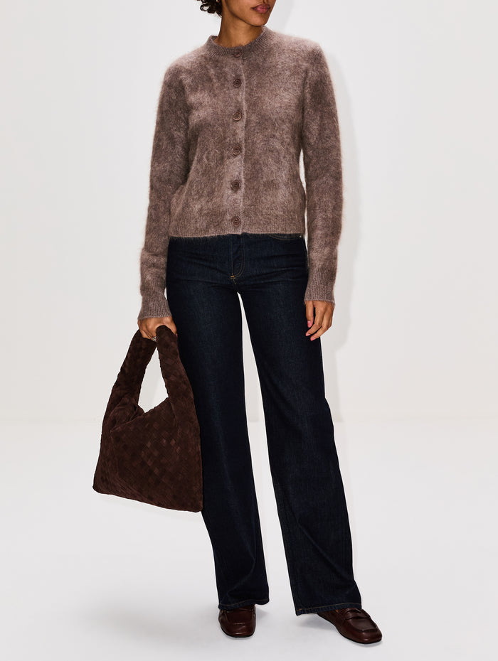 Azalea Cardigan,LISA YANG,TRUFFLE BRUSHED,Image 1