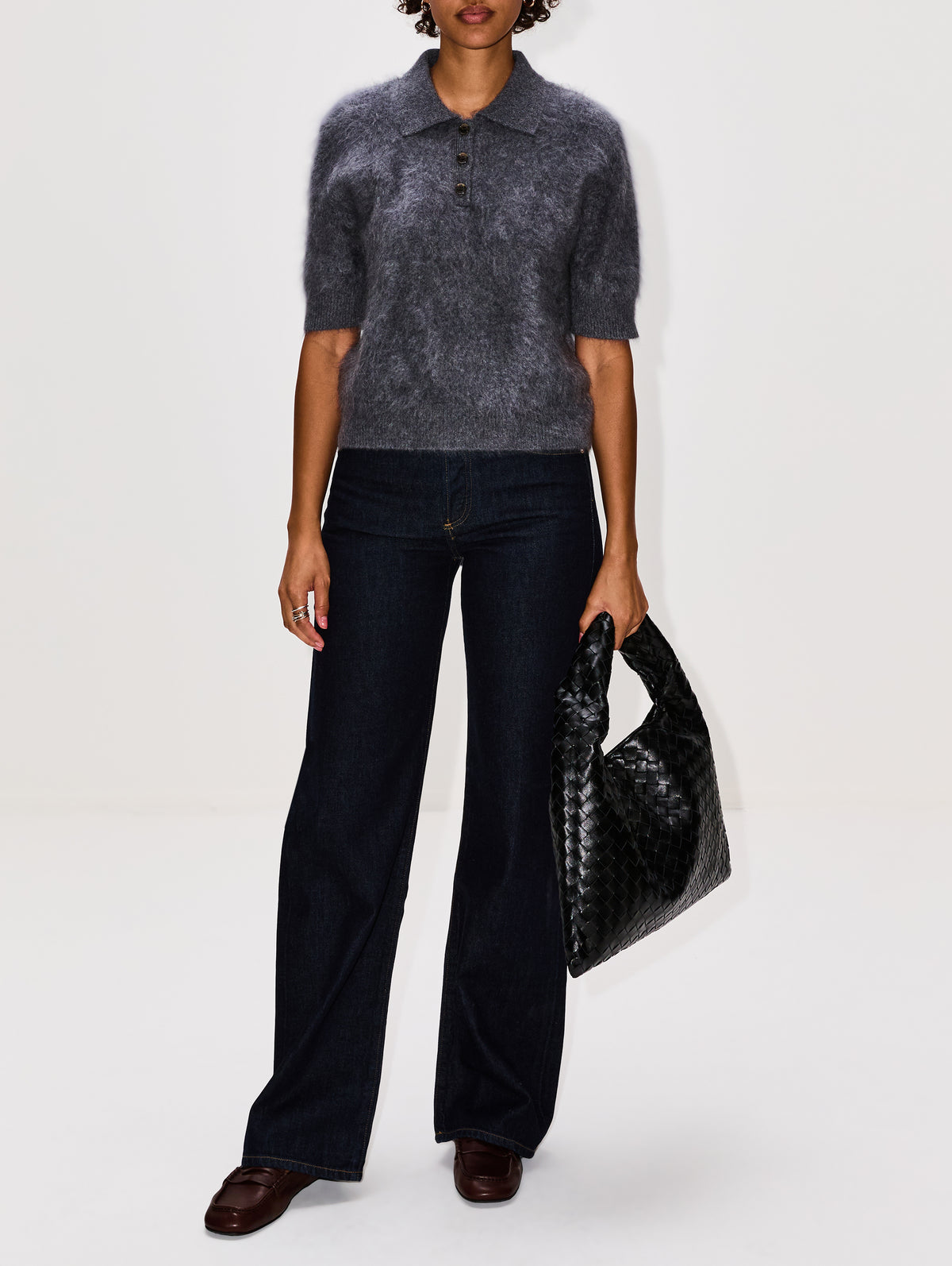 Carolyn Sweater,LISA YANG,GRAPHITE BRUSHED,Image 2