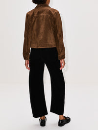 Susannah Suede Jacket,NILI LOTAN,HAZELNUT,Image 3