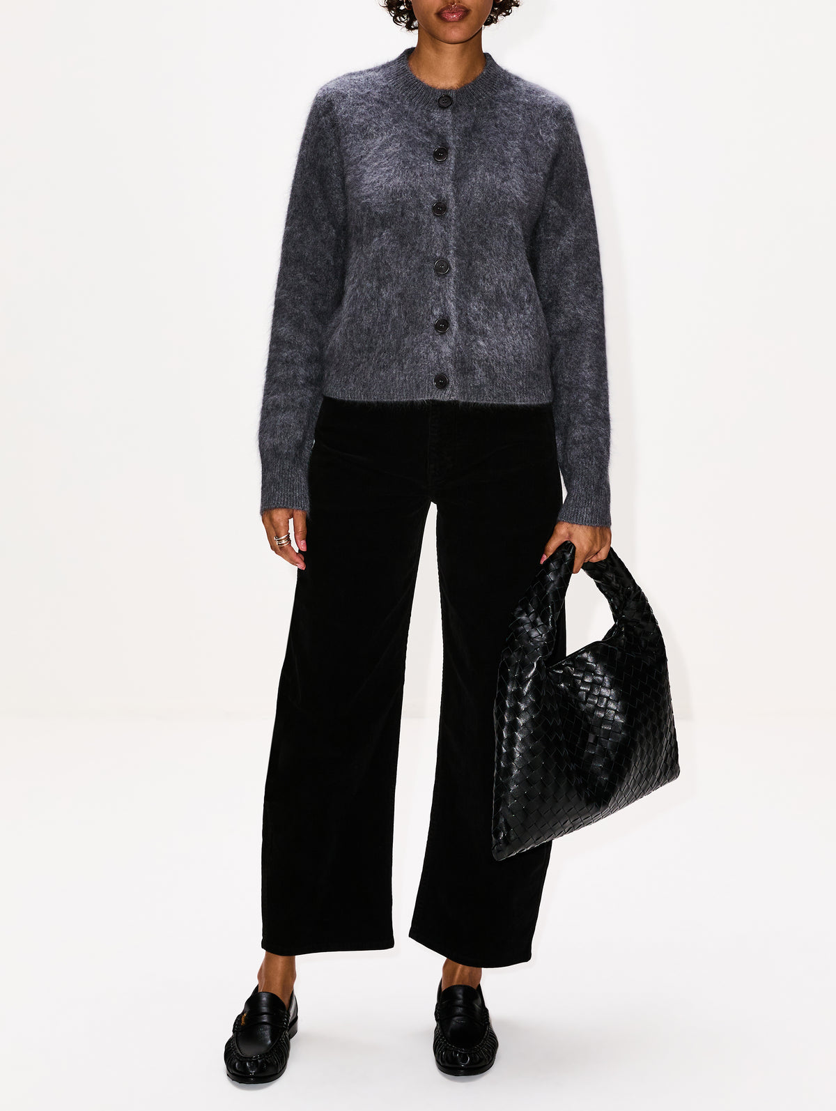 Azalea Cardigan,LISA YANG,GRAPHITE,Image 2